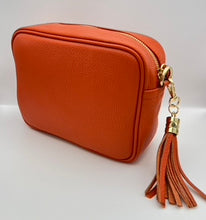 Load image into Gallery viewer, Leather 1 zip camera crossbody bag