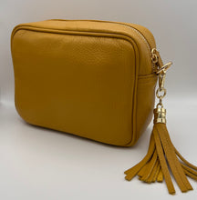 Load image into Gallery viewer, Leather 1 zip camera crossbody bag