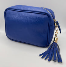 Load image into Gallery viewer, Leather 1 zip camera crossbody bag