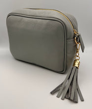 Load image into Gallery viewer, Leather 1 zip camera crossbody bag