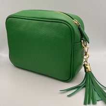 Load image into Gallery viewer, Leather 1 zip camera crossbody bag