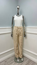 Load image into Gallery viewer, Faux leather straight leg trouser
