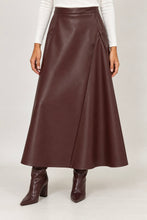 Load image into Gallery viewer, Bisou project leather skirt
