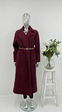 Load image into Gallery viewer, Boucle coat with belt
