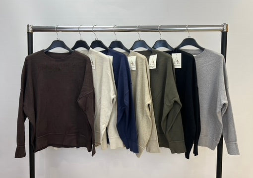 Premium knit round neck jumper