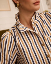 Load image into Gallery viewer, InApril 1986 cotton stripe overshirt
