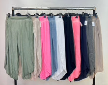 Load image into Gallery viewer, Stonewashed split leg trousers
