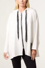 Load image into Gallery viewer, Plain oversized zip hoody
