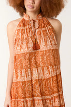 Load image into Gallery viewer, Ethnic print maxi tie dress
