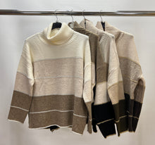 Load image into Gallery viewer, M&amp;V roll neck jumper
