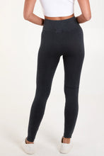 Load image into Gallery viewer, Acid wash ribbed leggings
