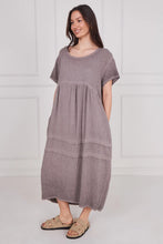 Load image into Gallery viewer, Sugarbabe stonewashed linen dress
