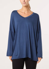 Load image into Gallery viewer, Plain v-neck jersey top
