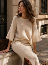 Load image into Gallery viewer, M&amp;G bell sleeve jumper
