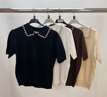 Load image into Gallery viewer, Mooccii dimante polo top
