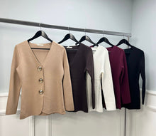 Load image into Gallery viewer, Enzoria button cardigan
