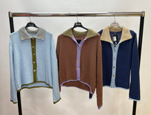 Load image into Gallery viewer, Alpini contrast cardigan

