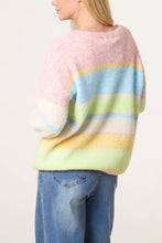 Load image into Gallery viewer, Stripe knitted jumper

