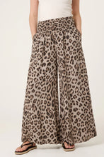 Load image into Gallery viewer, Leopard wide leg trouser
