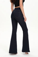 Load image into Gallery viewer, Melly dark wash denim flared jeans
