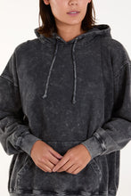 Load image into Gallery viewer, Plain acid wash hoody
