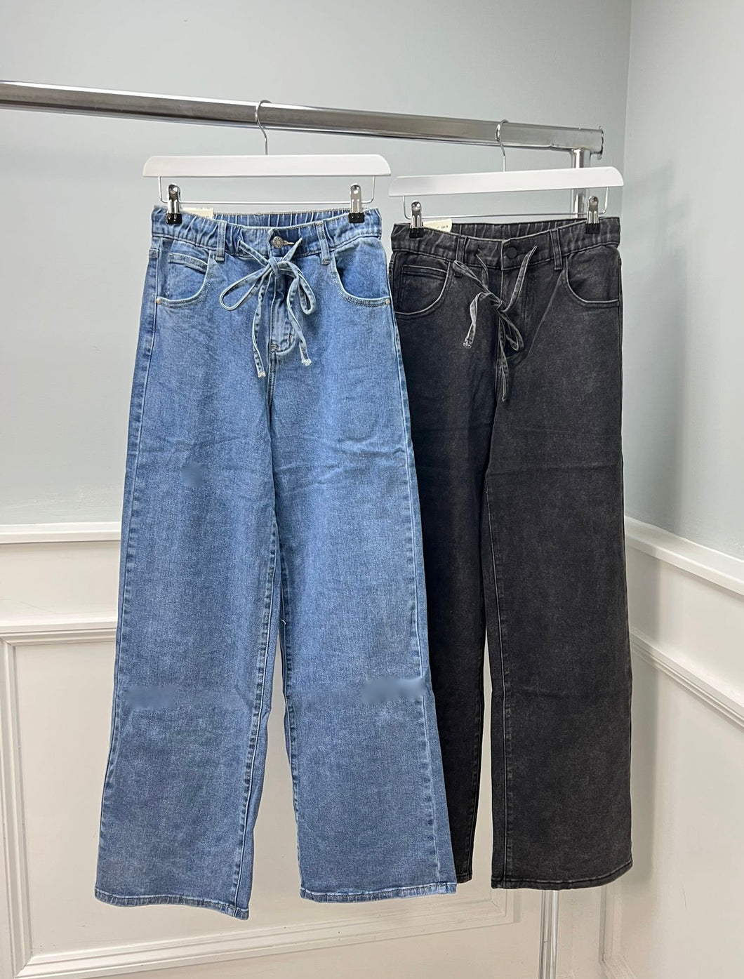 Redial wide leg jogger jeans