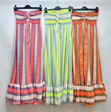 Load image into Gallery viewer, Linen stripe dress
