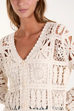 Load image into Gallery viewer, Square crochet cardigan
