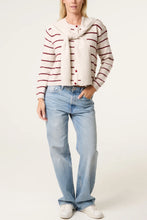 Load image into Gallery viewer, Stripe tie front cardigan

