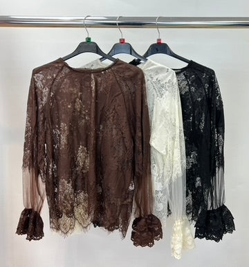 Lace crochet top