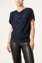 Load image into Gallery viewer, Lurex rouched top
