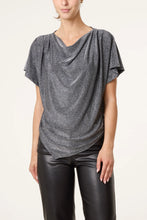 Load image into Gallery viewer, Lurex rouched top
