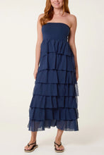 Load image into Gallery viewer, Tiered bandeau dress
