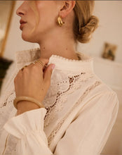 Load image into Gallery viewer, InApril 1986 cotton broderie anglaise shirt

