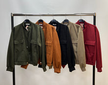 Load image into Gallery viewer, Suedette pocket jacket
