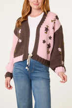 Load image into Gallery viewer, Flower crochet cardigan

