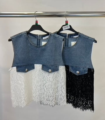 Bisou project lace top
