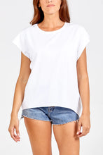 Load image into Gallery viewer, Cotton cap sleeve t-shirt
