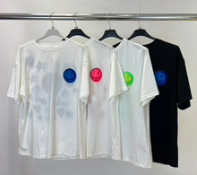 Load image into Gallery viewer, Smiley towelling t-shirt
