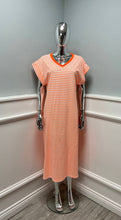 Load image into Gallery viewer, Stripe cotton t-shirt dress
