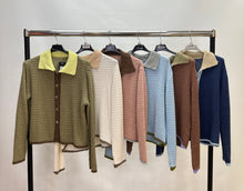 Load image into Gallery viewer, Alpini contrast cardigan
