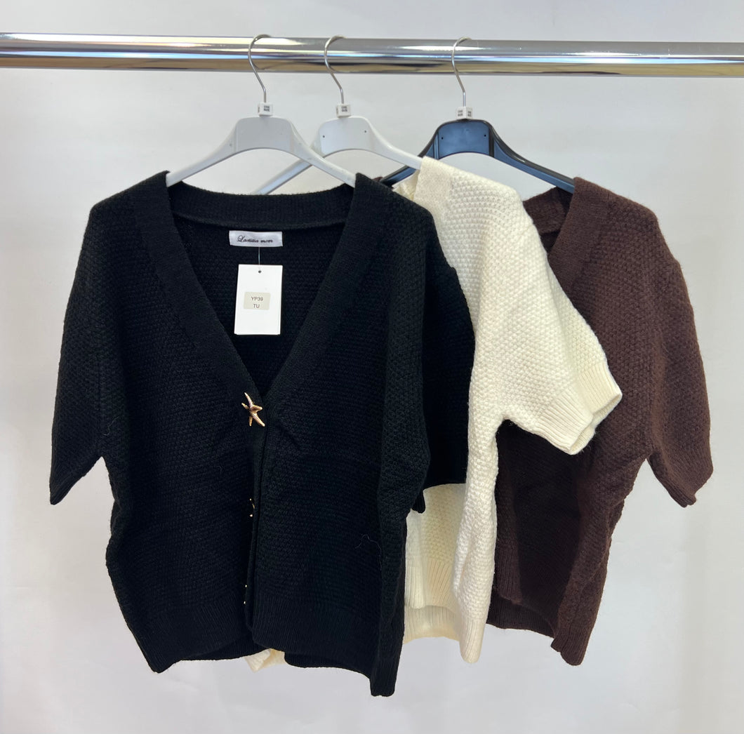 Starfish button cardigan