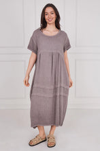 Load image into Gallery viewer, Sugarbabe stonewashed linen dress
