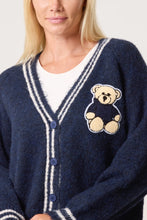 Load image into Gallery viewer, Teddy bear varsity cardigan
