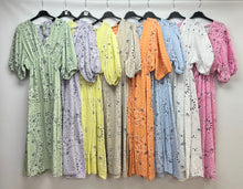 Load image into Gallery viewer, Paisley cheesecloth cotton dress
