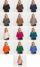 Load image into Gallery viewer, Plain bell sleeve jumper
