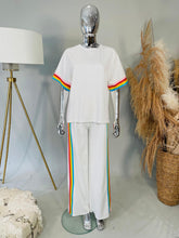 Load image into Gallery viewer, Rainbow stripe co-ord set
