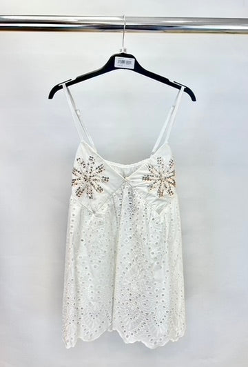 Broderie anglaise vest top