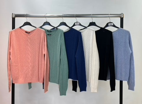 Alpini cable knit jumper