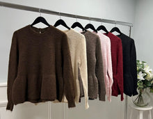 Load image into Gallery viewer, Soft knit button back jumper
